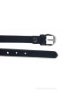 Global Leather Girls, Women Formal, Casual, Party, Evening Black Genuine Leather Belt(Black)